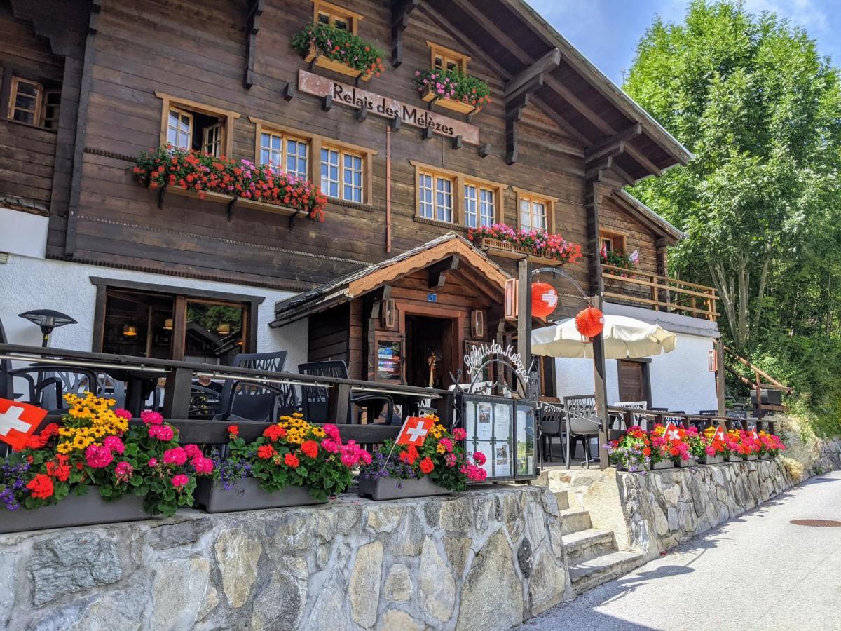 Hotel Relais Des Melezes Vissoie Exterior foto