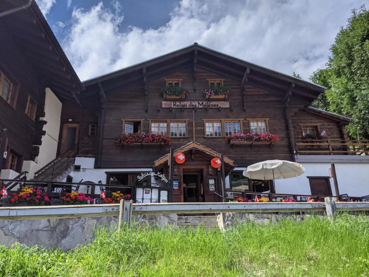 Hotel Relais Des Melezes Vissoie Exterior foto